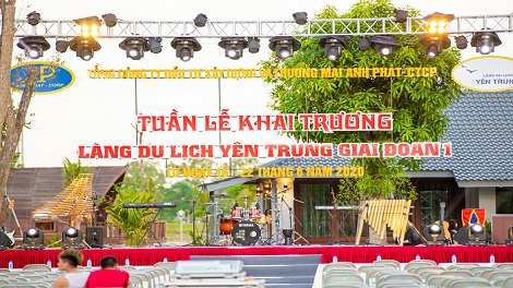 Tuần lễ khai trương "làng du lịch Yên Trung" giai đoạn 1