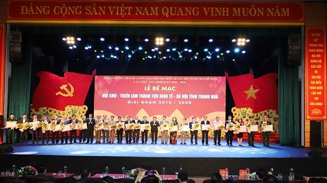 Bế mạc Hội chợ - Triển lãm thành tựu kinh tế - xã hội tỉnh Thanh Hóa giai đoạn 2015 - 2020.