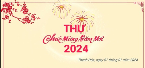 Thư chúc mừng năm mới 2024